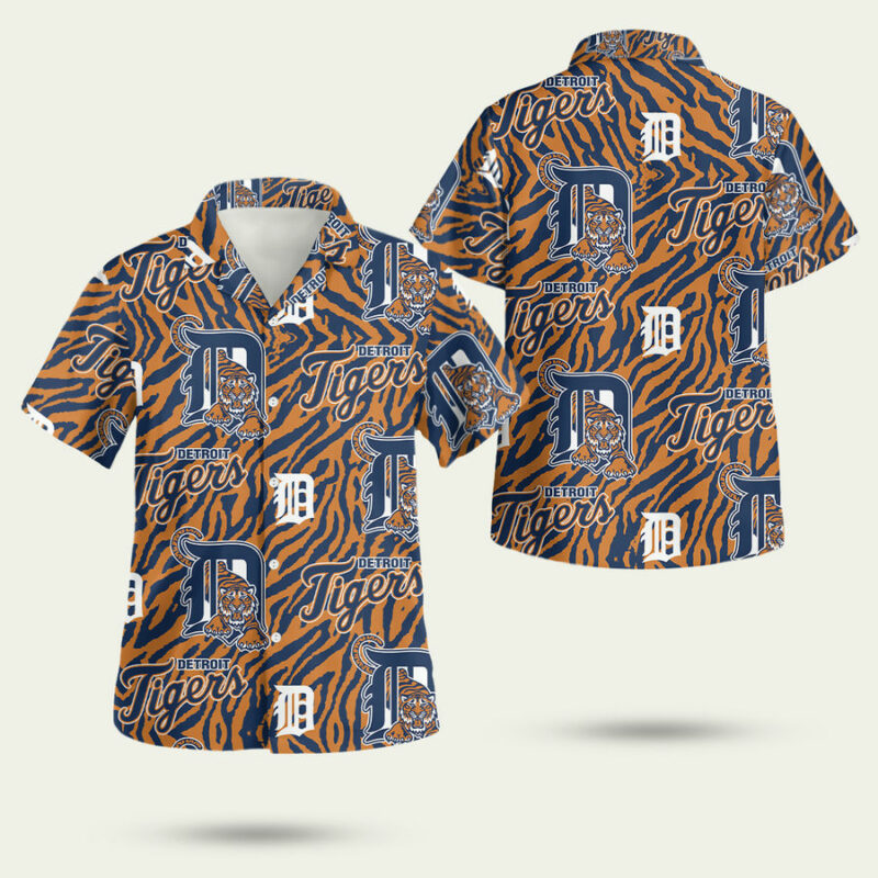 Detroit Tigers Baseball Team Gift For Sports Lovers Hawaiian Shirt