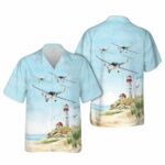 Diamond Aircraft Da 20 Hawaiian Shirt
