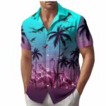 Dinosaur Jurassic Dino Beach Hawaiian Shirt