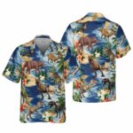 Dinosaur Lover Tropical Summer Hawaiian Shirt