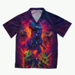 Dinosaur Lovers Vacation Hawaiian Shirt Front