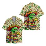 Dinosaur Taco Summer Beach Holiday Hawaiian Shirt