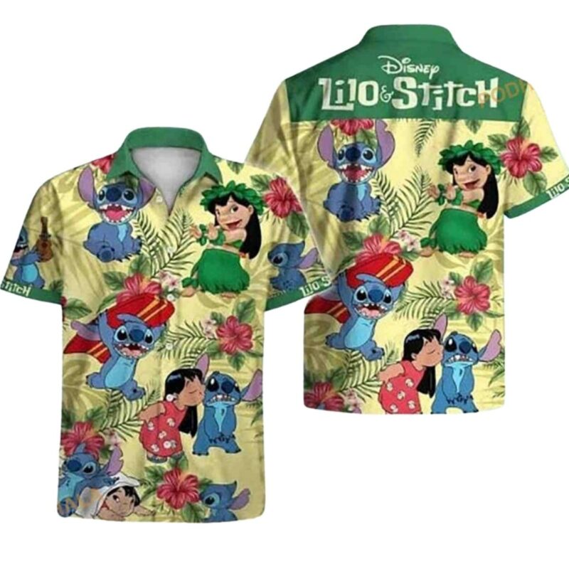 Disney Lilo And Stitch Summer Hawaiian Shirt