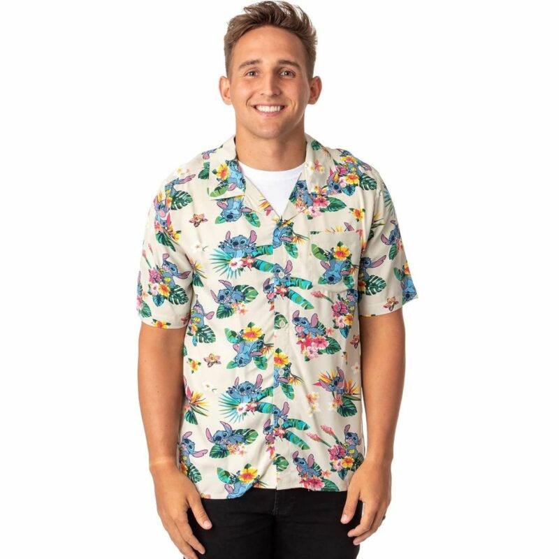 Disney Lilo And Stitch Tropical Hawaiian Shirt