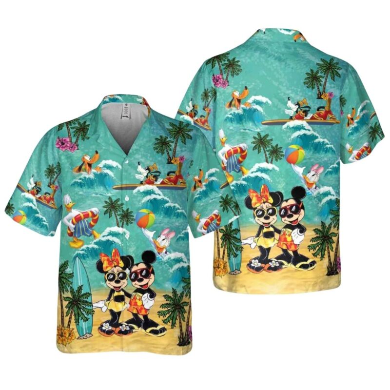 Disney Mickey And Minnie Hawaiian Shirt