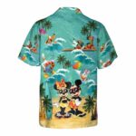 Disney Mickey And Minnie Hawaiian Shirt Back