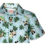 Disney Mickey Mouse Big Boys Hawaiian Shirt Front 1