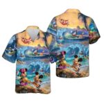 Disney Mickey Mouse Funny Mickey And Friends Hawaiian Shirt