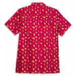 Disney Parks Red Pattern Hawaiian Shirt Back