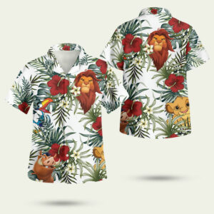 Disney lion king hawaiian shirt