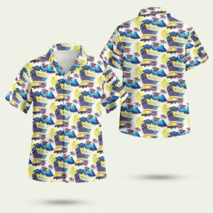 Doc brown back to the future hawaiian shirt 1