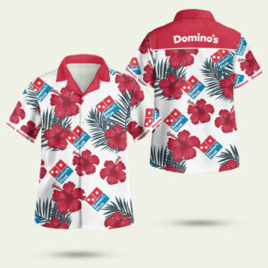 Dominos pizza hawaiian shirt