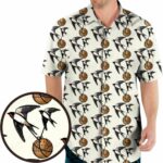 European Swallow Monty Python Holy Grail Hawaiian Shirt Front 1