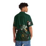 FLCL Guitar Anime Hawaiian Shirt Back 1
