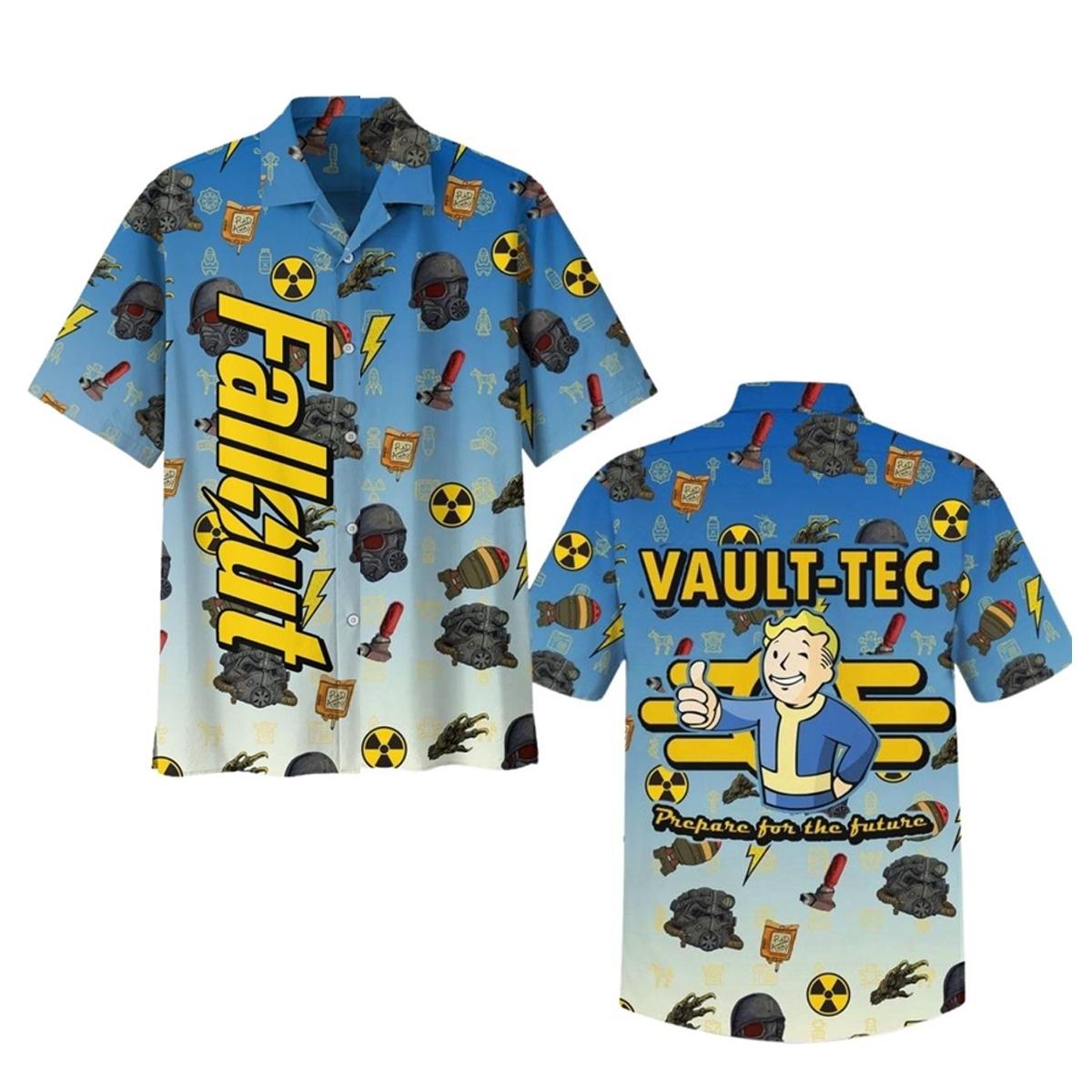 Fallcut Vault Tec Prepare For The Future Tropical Hawaiian Shirt