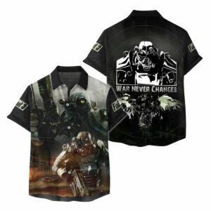Fallout 3 War Never Changes Hawaiian Shirt