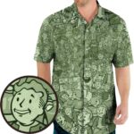 Fallout Compilation Maxi Hawaiian Shirt Front 1