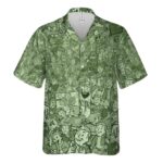 Fallout Compilation Maxi Hawaiian Shirt Front