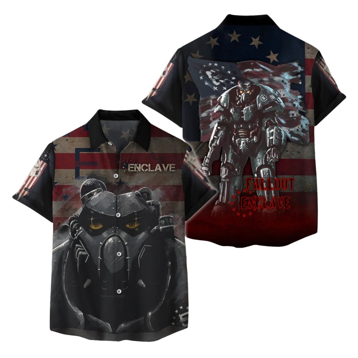 Fallout Enclave Video Game Hawaiian Shirt