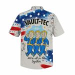 Fallout Vault Tec Games Hawaiian Shirt Back
