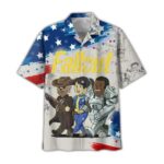Fallout Vault Tec Games Hawaiian Shirt Front
