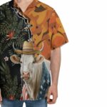 Farm Cow Flag Hawaiian Shirt Front