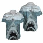 Ferocious Jaws Shark Mouth Hawaiian Shirt