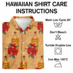 Fireball aloha hawaiian shirt care instructions 1
