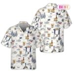 Fish Coors Banquet Making Process Pattern Hawaiian Shirt