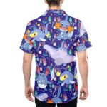 Fish Pokemon Japanese Anime Hawaiian Shirt Back