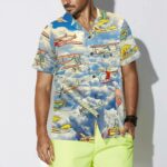 Fly Away Plane Hawaiian Shirt Front 1