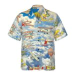 Fly Away Plane Hawaiian Shirt Front