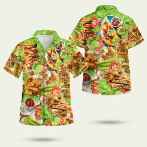 Food quesadilla whisperer hawaiian shirt 1