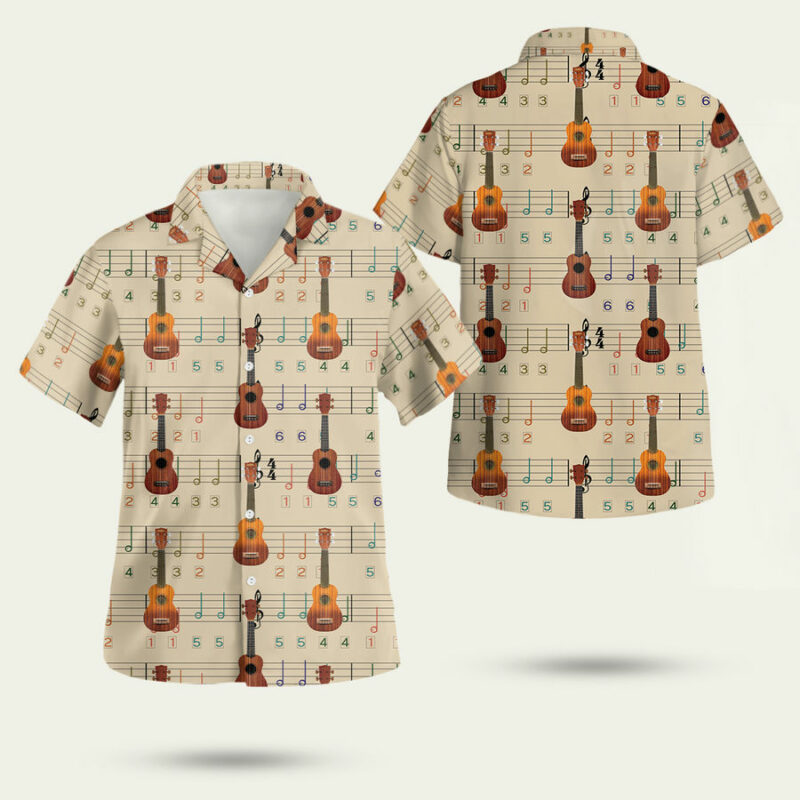 For Ukulele Lover Hawaiian Shirt