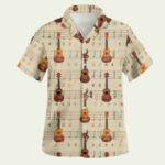 For ukulele lover hawaiian shirt front side