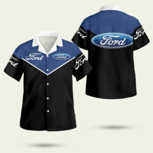 Ford car logo hawaiian shirt