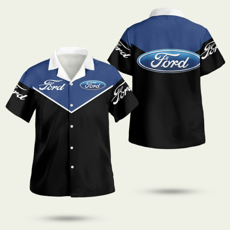 Ford Car Logo Hawaiian Shirt