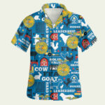 Forever blue ffa hawaiian shirt front side