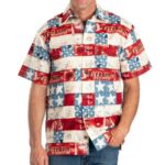 Freedom Patriotic American Flag Hawaiian Shirt