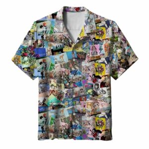 Fun and Vibrant Anime Hawaiian Shirt