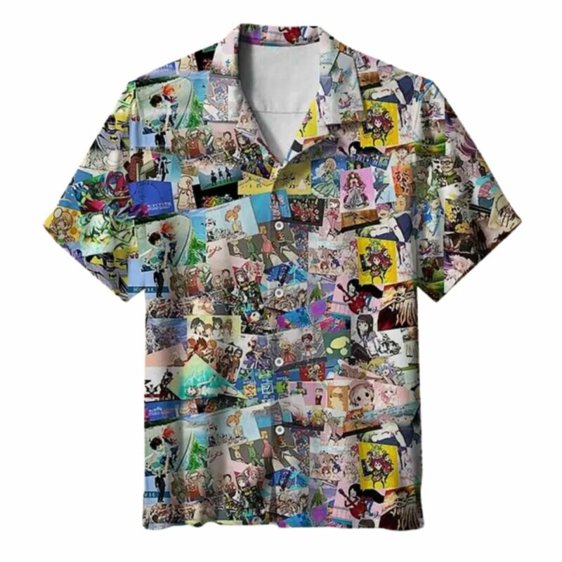 Fun And Vibrant Anime Hawaiian Shirt