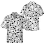 Funny Cow Doodle Pattern Hawaiian Shirt