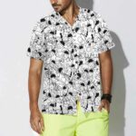 Funny Cow Doodle Pattern Hawaiian Shirt Front 1