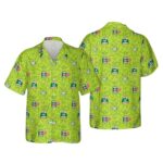 Funny Face Expression Slimer Ghostbusters Hawaiian Shirt