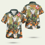 Ghost muppets halloween funny hawaiian shirt