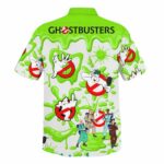 Ghostbusters Green Hawaiian Shirt Back