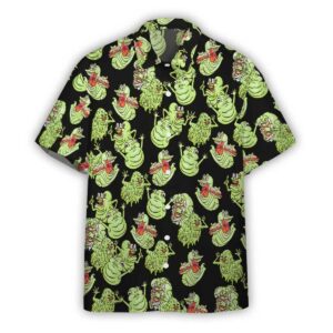 Ghostbusters Green Slimer Hawaiian Shirt