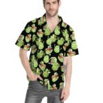 Ghostbusters Green Slimer Hawaiian Shirt Front 1