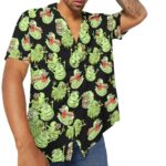Ghostbusters Green Slimer Hawaiian Shirt Front