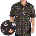 Ghostbusters Icon Pattern Hawaiian Shirt Front 1